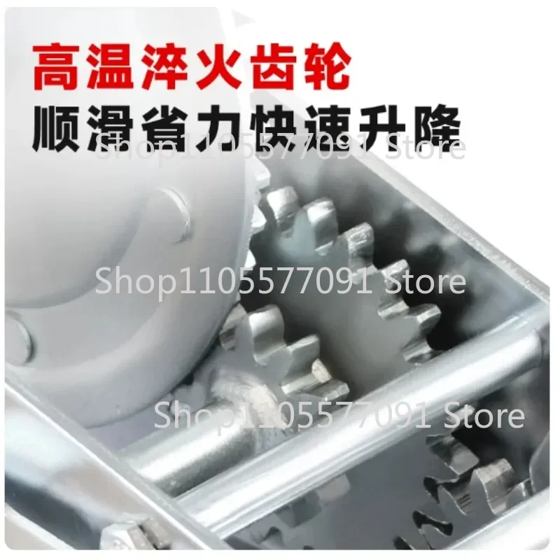 Manual Hand Crank Winch Lifting Hoist with Steel Wire Rope Heavy Duty Portable for Lifting Pulling Towing Work