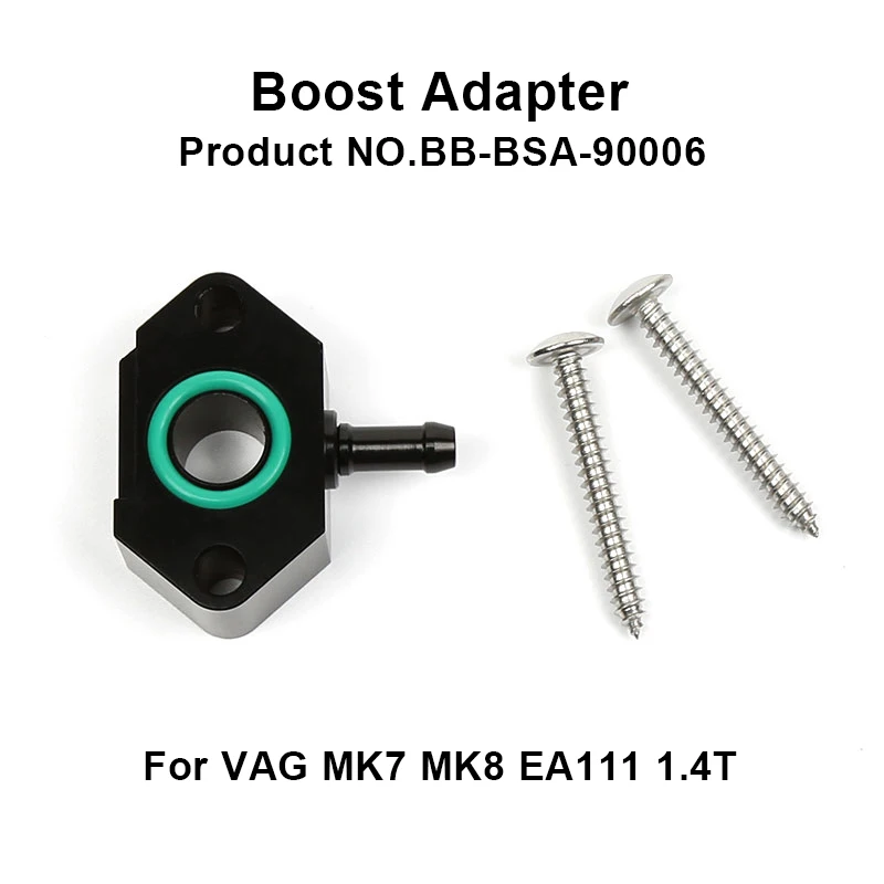 

Turbo Boost Tap Vacuum Adapter For VW Volkswagen Audi EA111 1.4T Engine Battle Bee Aluminum Boost Sensor Gauge BB-BSA-90006
