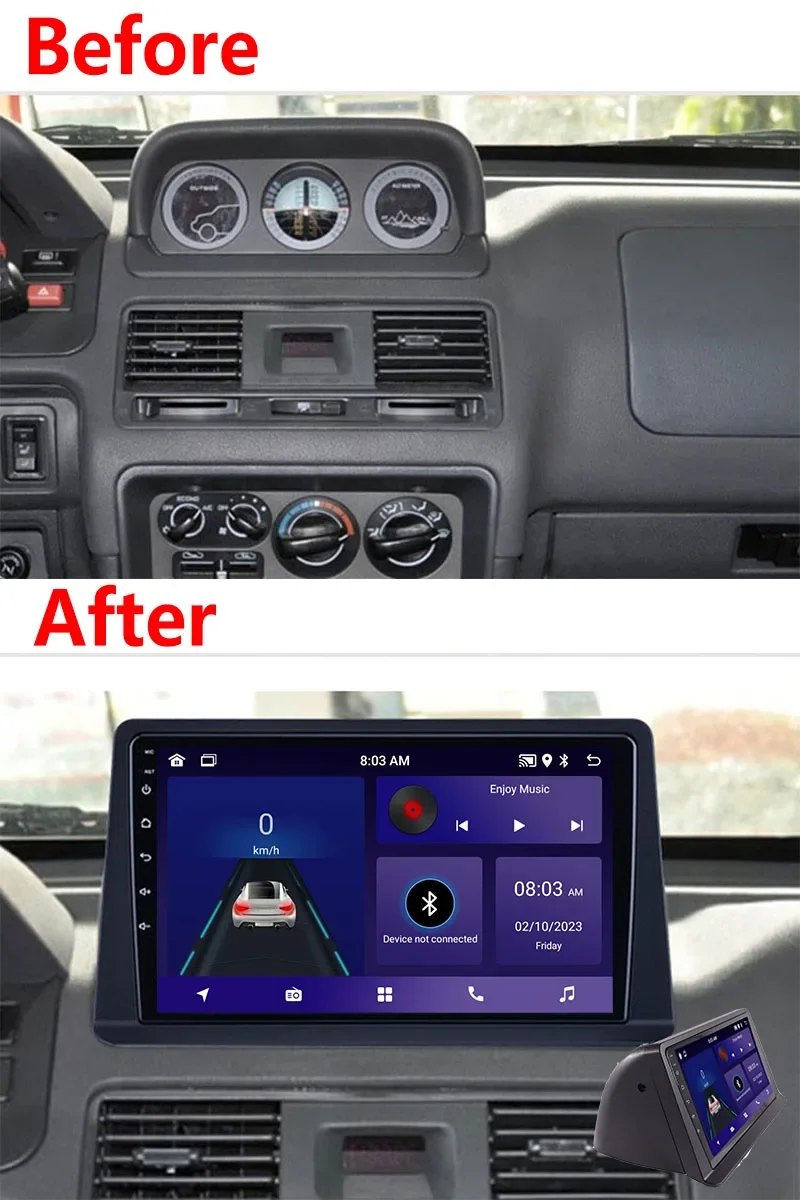 Car Radio for Mitsubishi Pajero Montero V31 Cheetah CarPlay&Android 2Din Android Multimedia Video Player Head Unit Radio Stereo