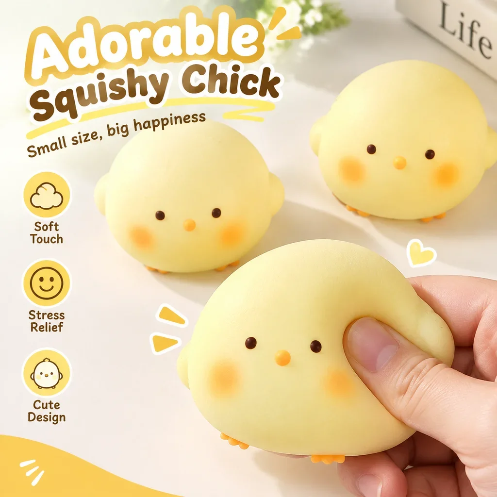 Trending Xiaohongshu Slow Rebound Simulated Toast Bread Squishy Stress Relief Fidget Toy Squeeze Model Ornament Window Display