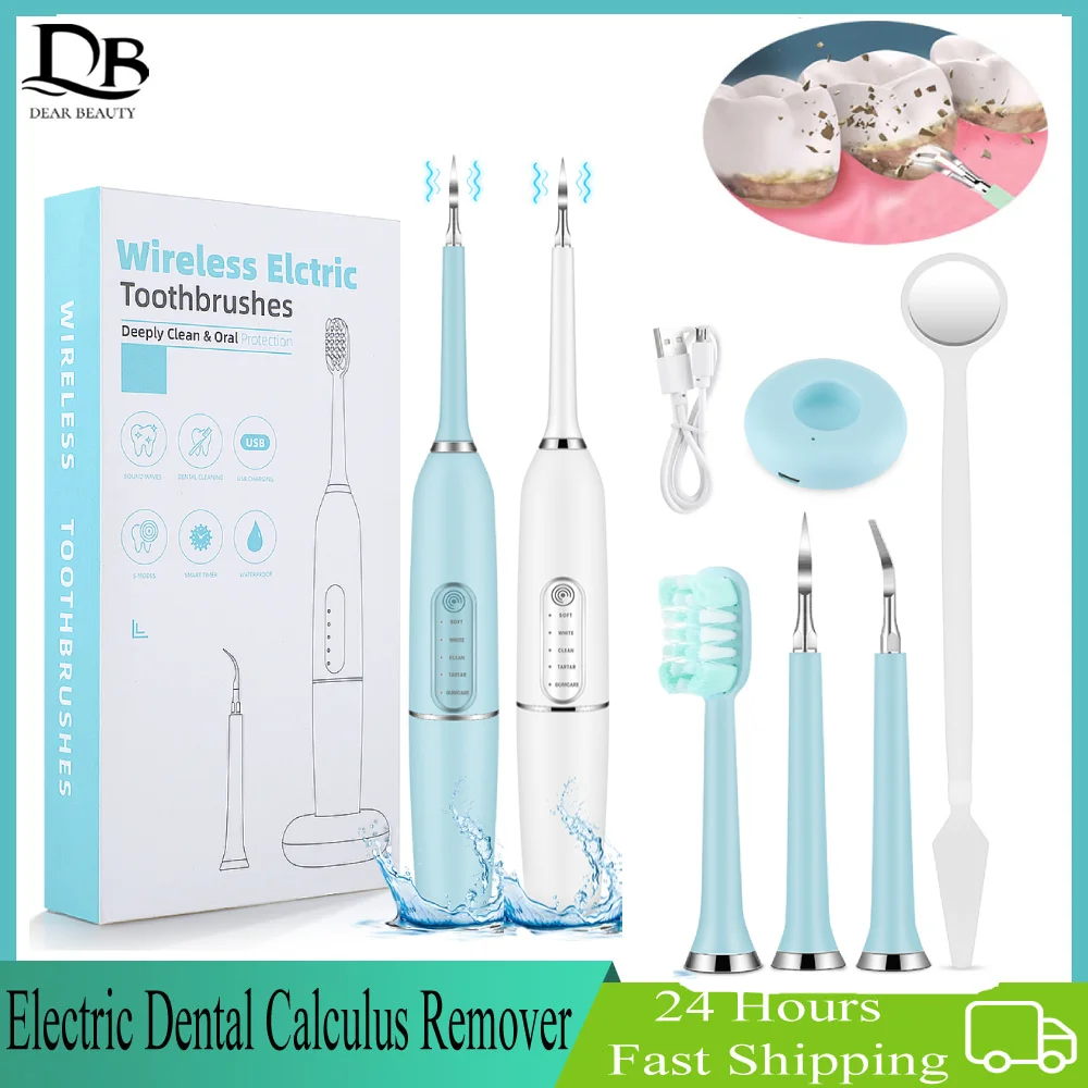 

Electric Dental Calculus Remover Dental Cleaning Device Teeth Cleaner Tooth Whitening Irrigator Remove Tartar Scaler Teeth Care