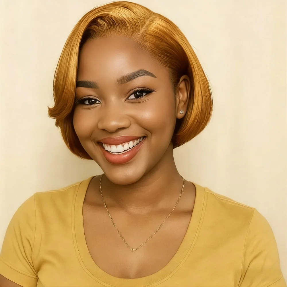 

Короткий прямой парик из натуральных волос Боб 13x4, кружевная передняя часть, стрижка пикси, плотность 180%, глянцевая отделка, фронтальный парик, естественный вид