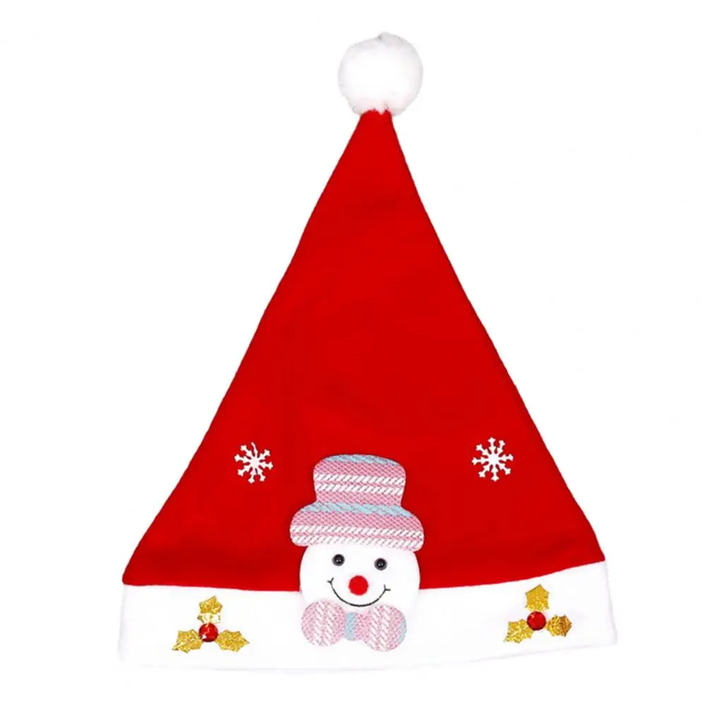 Festive Christmas Hat with Holiday Ornament Cartoon Xmas Hat Gift