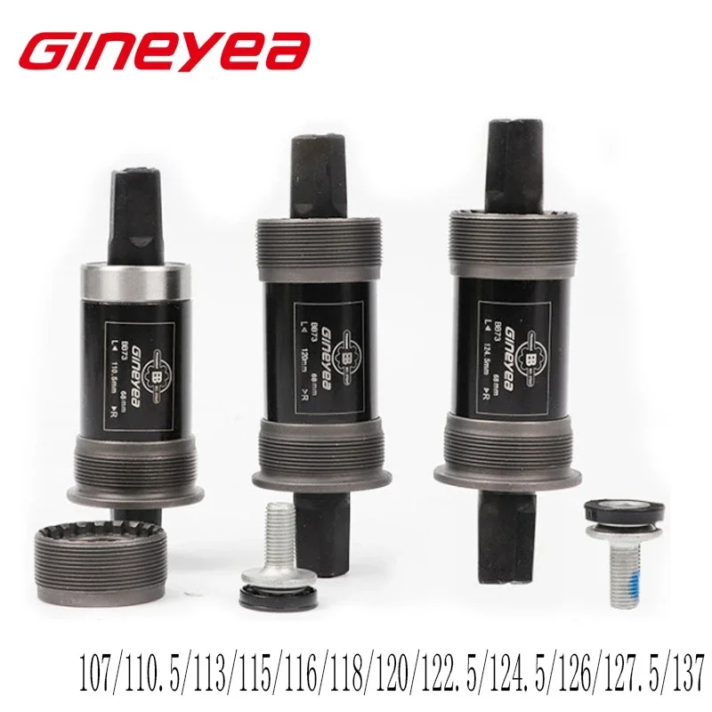 GINEYEA BB73 Mountain Bike Square Type Bottom Bracket 68mm Bearing BB EIEIO Bicycle Parts