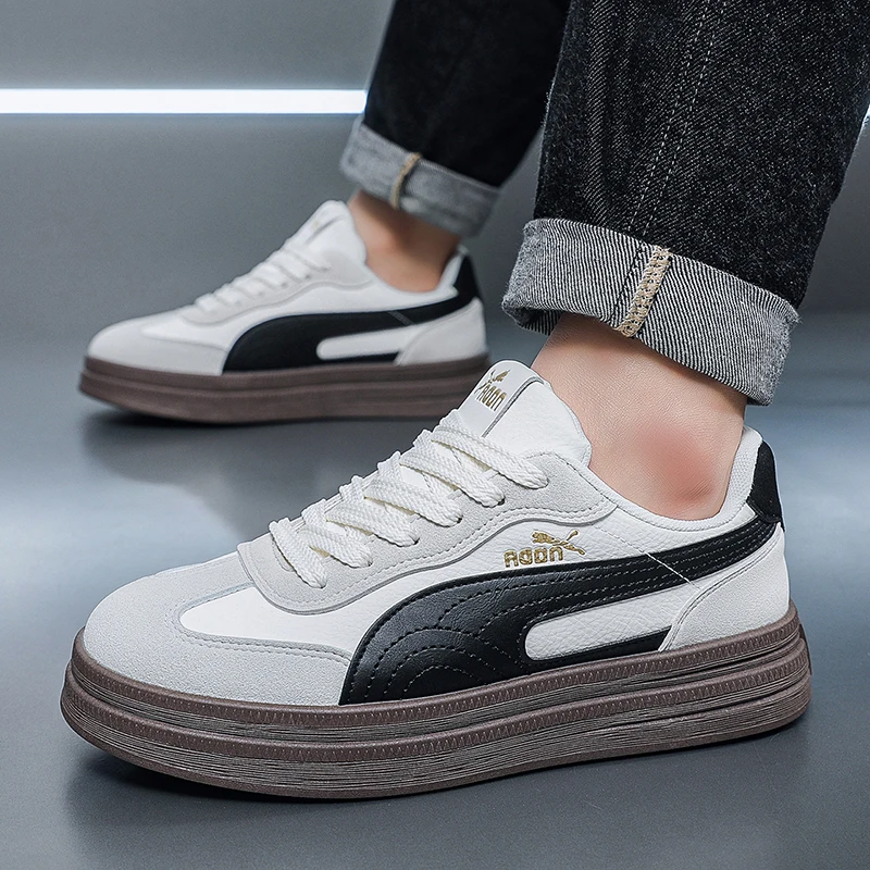 

Men Sneakers Autumn Luxury Breathable Low Help Comfortable Sports Shoes Fashion Vintage Non Slip Outdoor Casual Flats Large Size