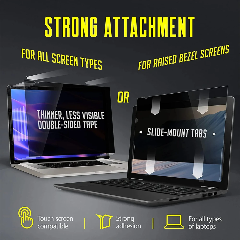 14 Inch Privacy Screen Protector for 16:9 Laptop Notebook PC Computer Anti-spy Filter Waterproof 310*175mm Matte Film Anti-peep