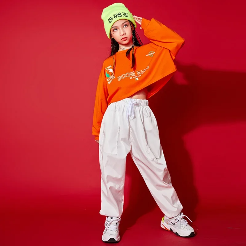 

Костюмы для выступлений на подиуме для джазовых танцев для девочек, студенческая спортивная командная форма, детские костюмы для хип-хопа и уличных танцев