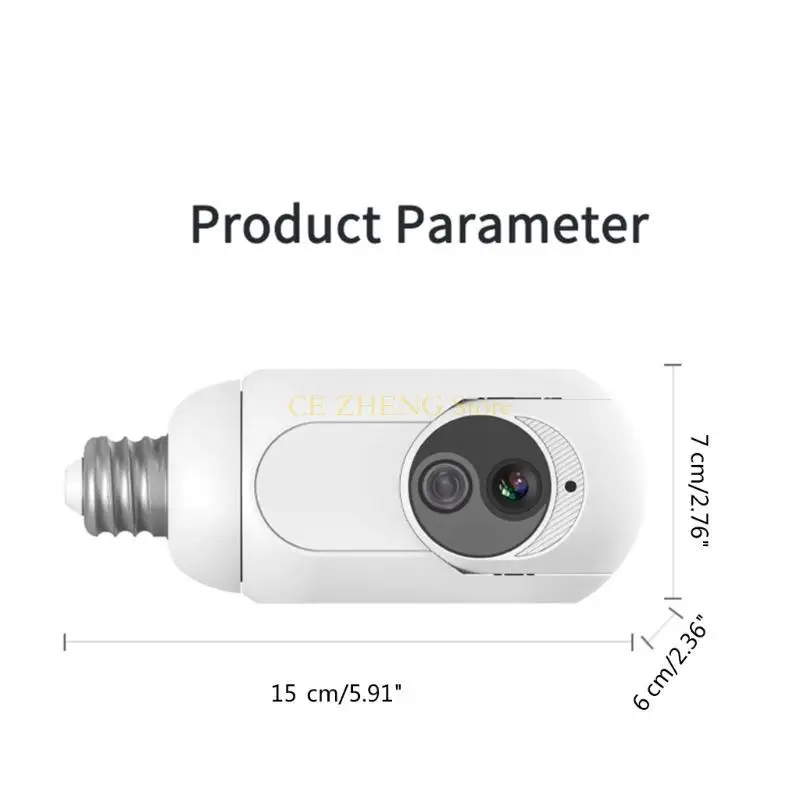 E56B Draadloze Wifi Buitencamerabewaking APP Afstandsbedieningen Bekijken 1080P Panoramisch