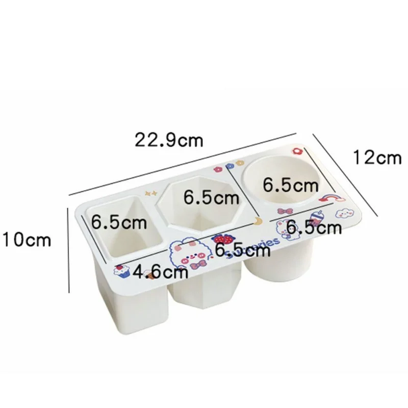 Color Desktop Pen Holder Magnetic Whiteboard Mark Pen Storage Box Office School Plastic Box Desk Pen Pencil Organizer Pen Barrel