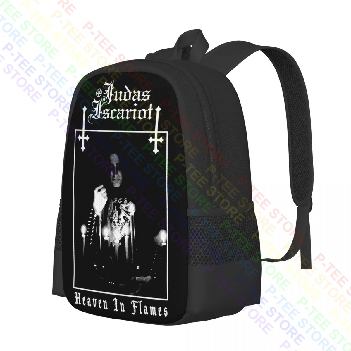 Judas Iscariot Heaven In Flames Grave Metal Omm PrintBackpack Large Capacity Softback Sports Bag