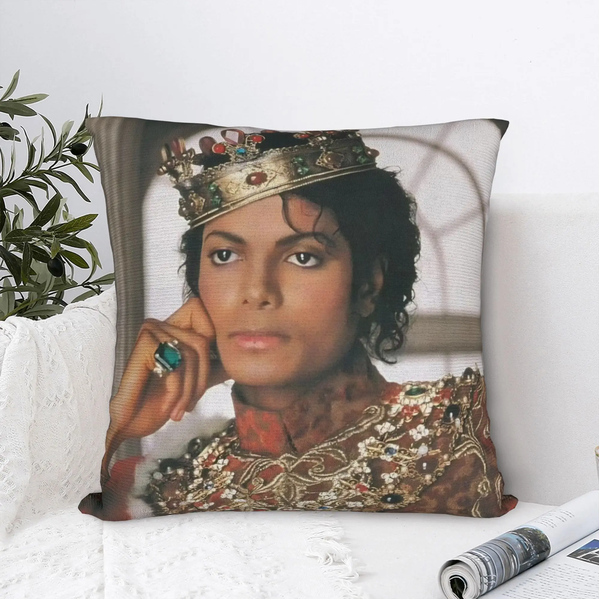 

Наволочка Super Star M-Michael Jackson с принтом, полиэстеровая наволочка, декоративная наволочка, домашний квадратный чехол 40*40 см