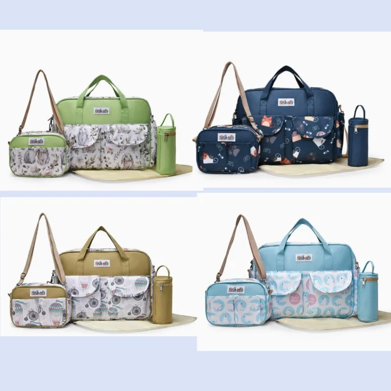 

Multi-Piece Mom Bag, Baby Diaper Bag, Travel Bag for Moms and Babies, Cosmetic Bag, Parent-Child Set, Crossbody Tote Bag