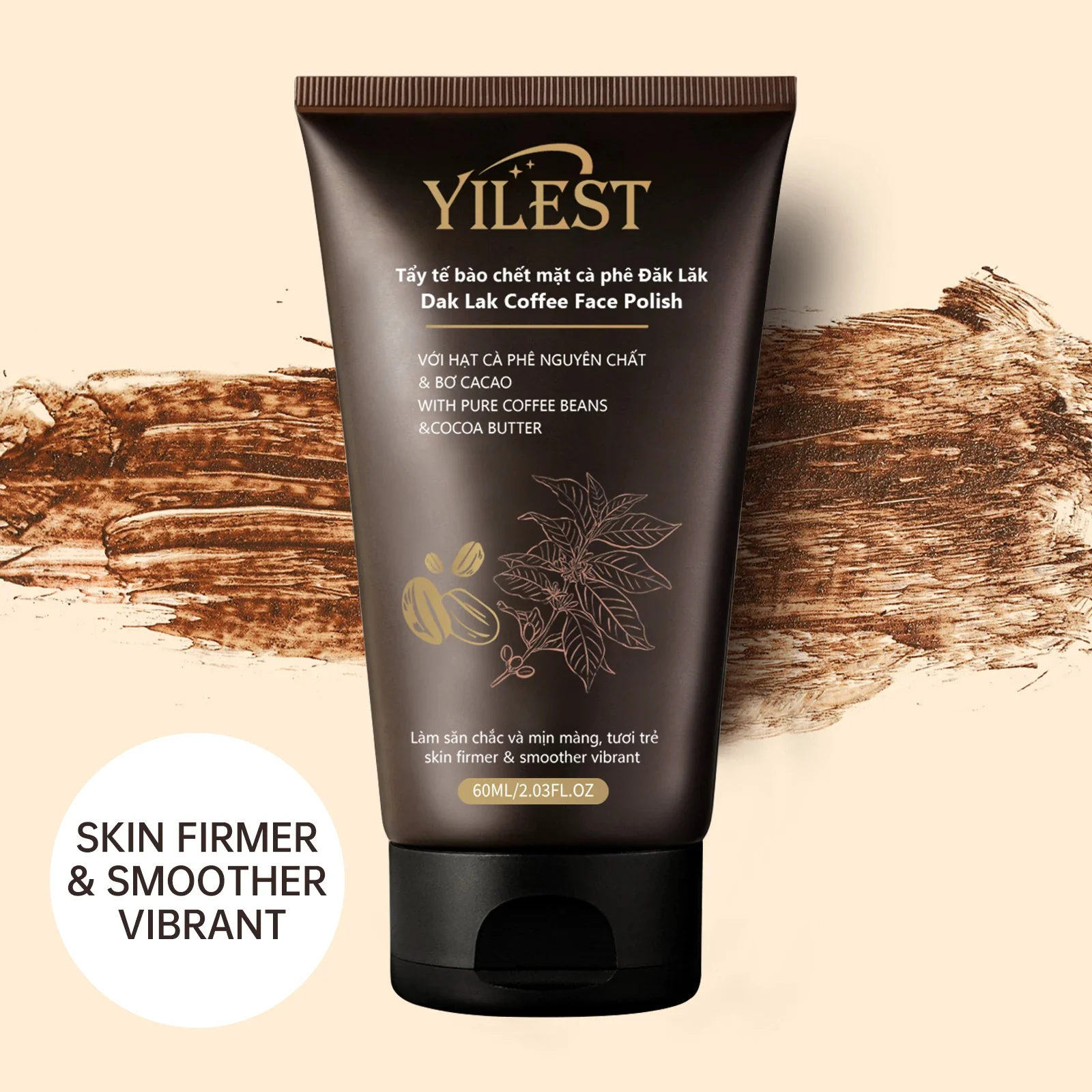 مقشر القهوة ماتشا التقشير تقشير تقشير الوجه فرك ترطيب مغذي إصلاح الدعك كريم وجه العناية بالبشرة #3