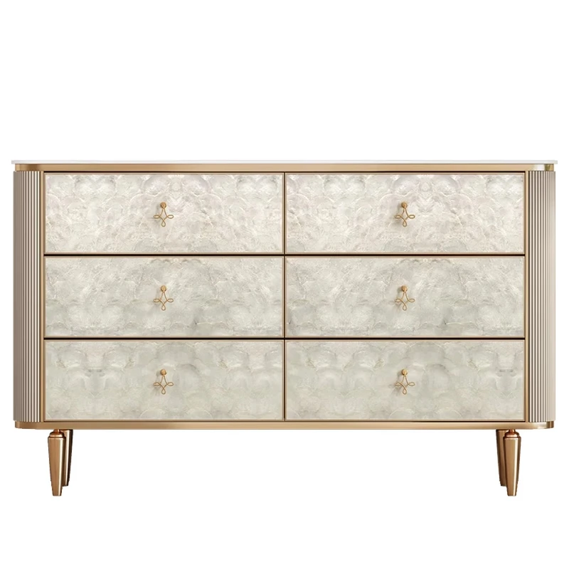 

Entrance cabinet Bedroom storage cabinet Shell decorative drawer cabinet Living room