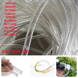10/15/20M Transparent Hose PVC Food Grade Drinking Flexible Tube for Garden Irrigation Car Wash Fish Tank Water Pump ID3~12mm