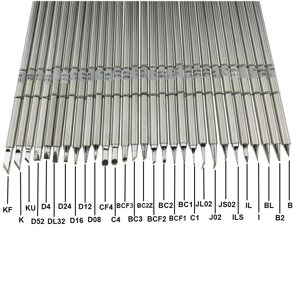 T12-CF4 Electric Soldering Tip for STM32 OLEN FX-951 T12 FM-2028 Weldering Station Iron Handle Tip Replacement Tool