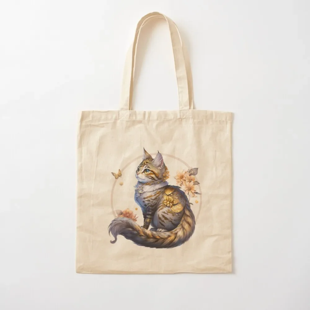 

2025 tabby cat Tote Bag tote bags aesthetic Handbags women reusable grocery bags casual