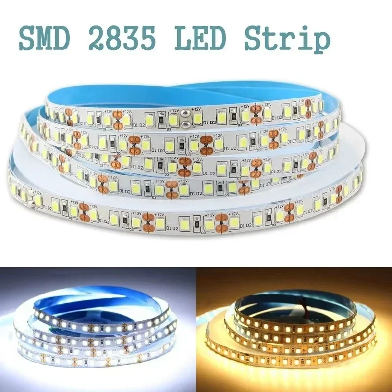 5V SMD LED 2835 Light Strip 60LED/M 5m LED Lamp Tape Flexible Strip Lamp TV Backlight Lighting Ribbon Lights for Home Decoration