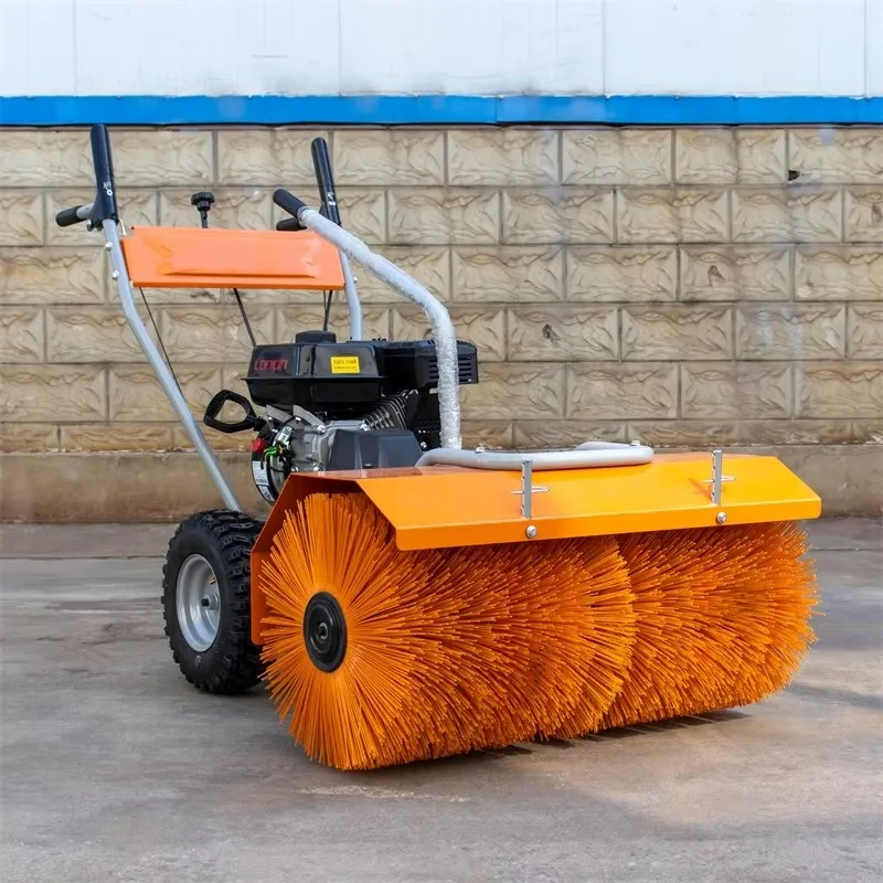 Hand Push 800mm Petrol Electric Start Snow Plow - Winter Snow Plow Meets CE/EPA Standards