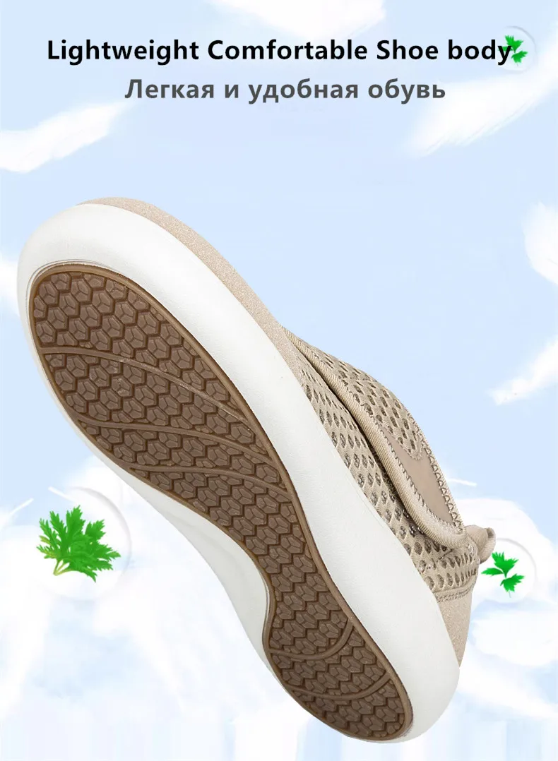 Neue Modische Herren-Sneaker Atmungsaktive Paar-Schuhe mit Breiter Zehenbox Barfußschuhe Bequeme Diabetiker-Schuhe Mesh Herren Freizeitschuhe zum Gehen – Detail 7