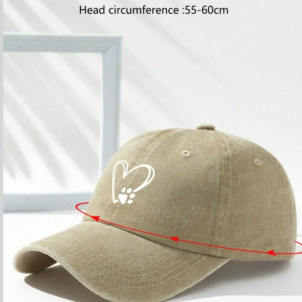 Versatile Embroidered Baskeball Cap Adjustable Vintage Duckbill Cap UV Protection Sunshade Sun Protection Hats Summer