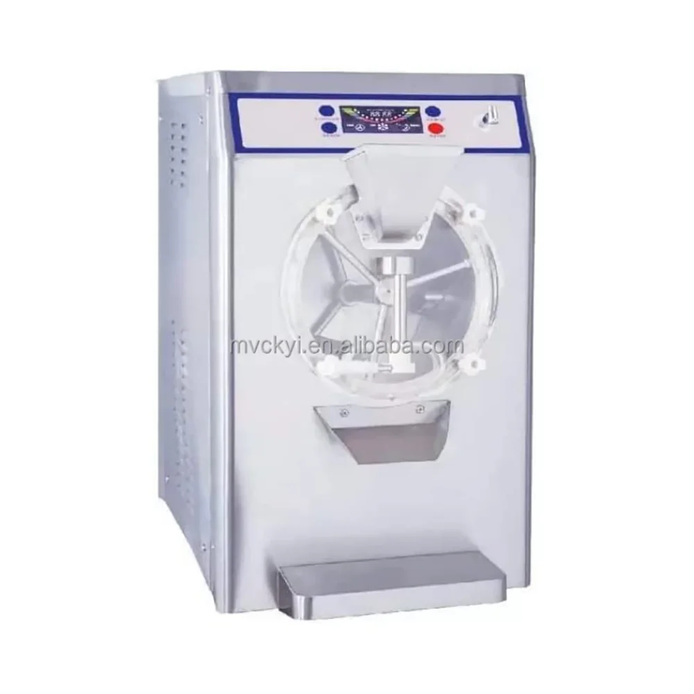 

1200W Commercial Electric Vertical Automatic Desktop Hard Ice Cream Machine Italian Cone Maker