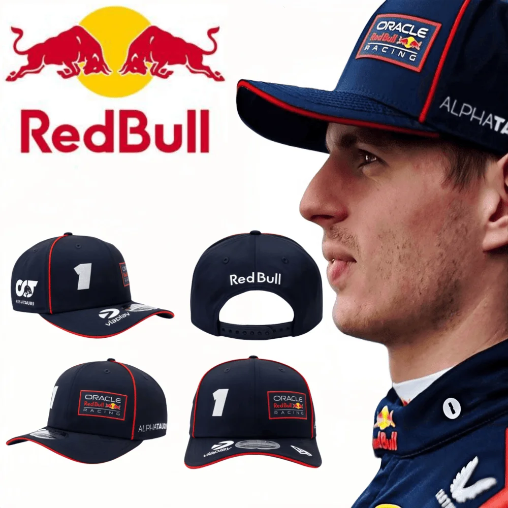2025 nuevo sombrero de béisbol Red Bull Verstappen Racing Hat hombres y mujeres verano moda al aire libre ocio sombrero para el sol