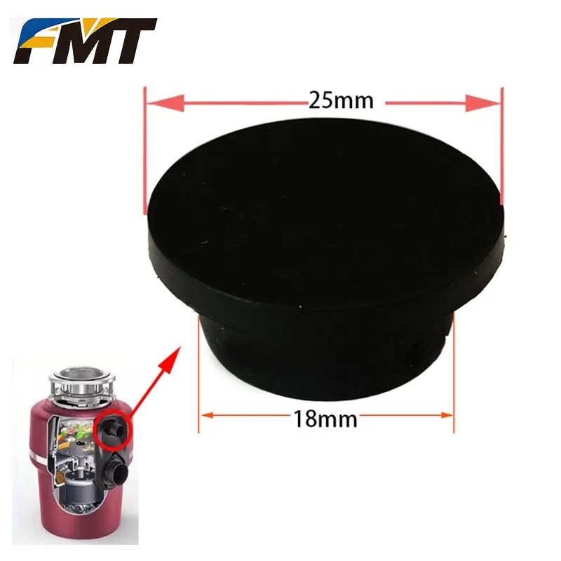 Rubber stopper for Sink Garbage disposer dishwasher Interface plug cap Accessories