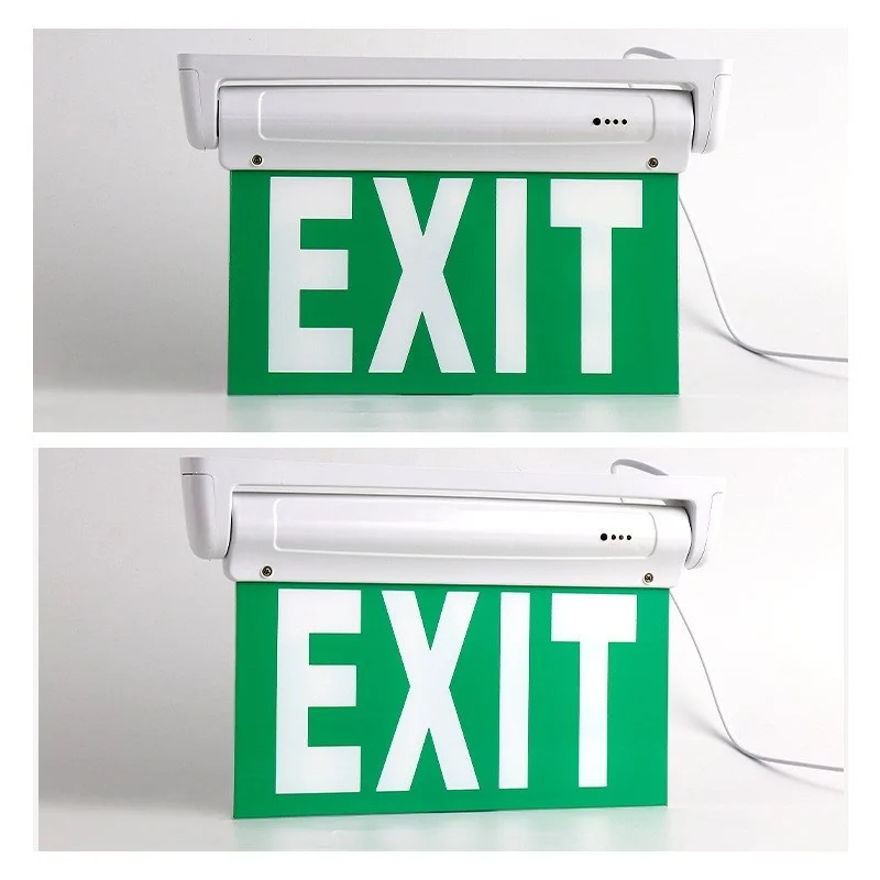 Three Proof Fire Emergency Lighting Stairs Corridors Emergency Evacuation Signs 85-265v Led Automatic Charging Emergency Lights