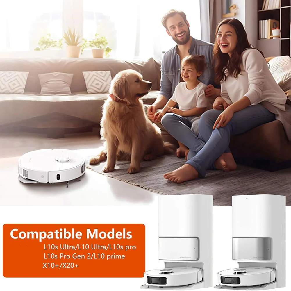 

ABLG For Dreame Bot L10s Pro L10s Ultra Robot Vacuum Cleaner Spare Parts, Side Brush, Cover, Filter, Mop Rag, Dust Bag