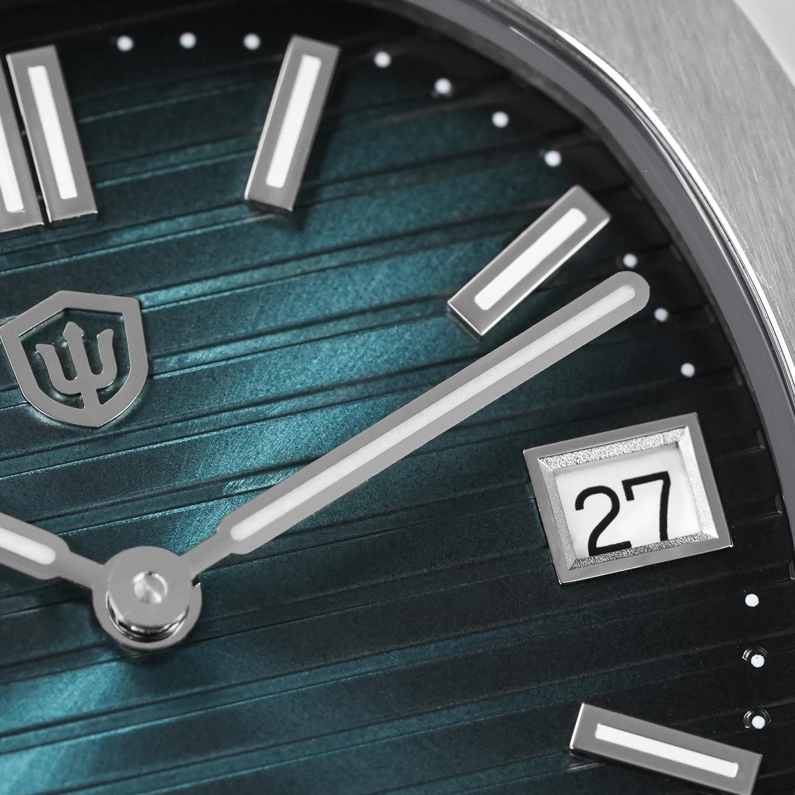 Watchdives WD00013 ساعة كوارتز سويسرية روندا 714 تاريخ الحركة الياقوت 316L 8Bar مقاوم للماء 37 مللي متر مضيئة مربع الساعات الفاخرة #6