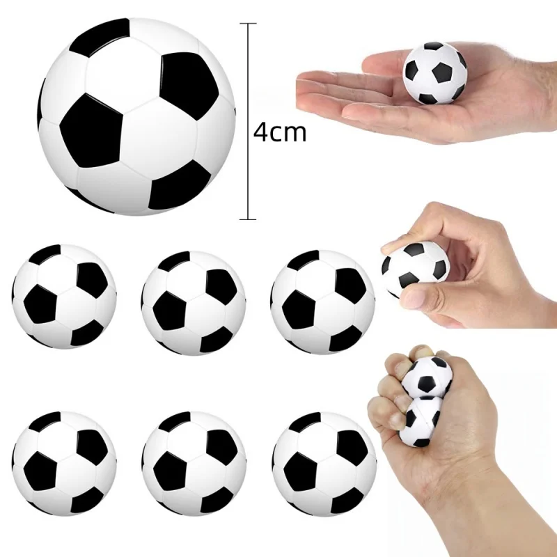 4cm 12個入り ミニスポーツボール 子供向けパーティーの景品 おもちゃ サッカーボール ストレス解消ボール フォームフットボール 子供の誕生日パーティーの飾り