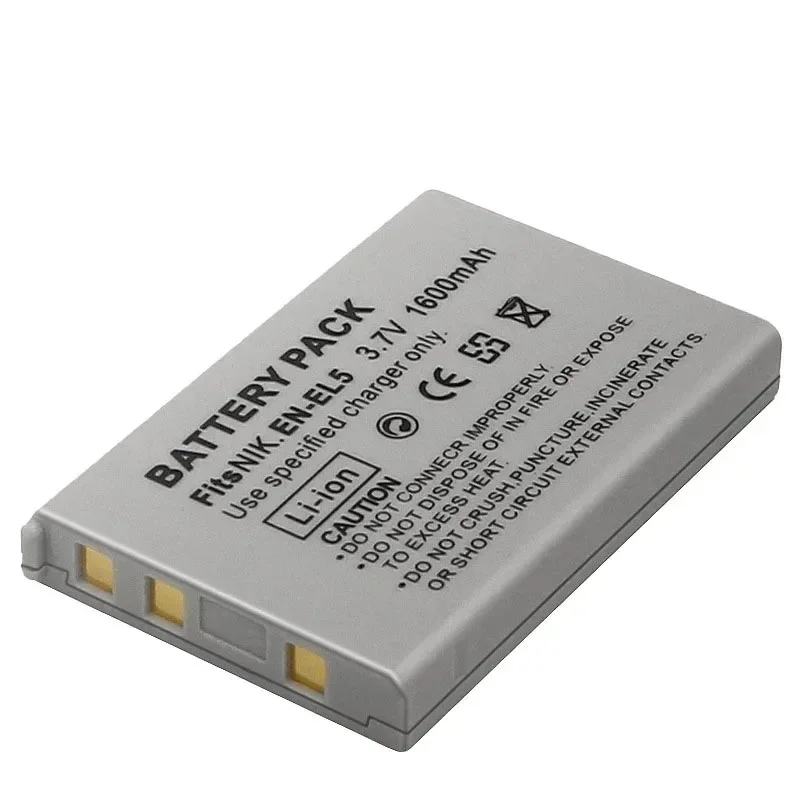 New EN-EL5 ENEL5 Battery + LED Charger 1800mah for Nikon Coolpix P530 P520 P510 P100 P500 P5000 P5100 P6000 3700 4200