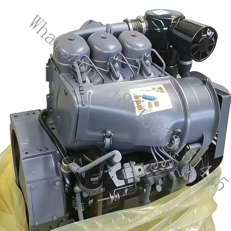 Suitable Popular F3L912W 37kW 50 Start-Cooled Engine Assembly with 3 Cylinders and Motor Construction Machi