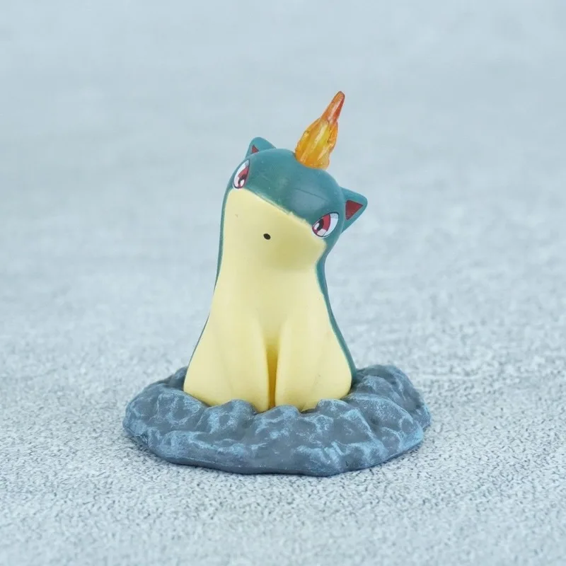 مجموعة تطور Typhlosion Series من سلسلة البيئة مع نموذج تنقية اللهب، تمثال قابل للجمع هدية للجماهير