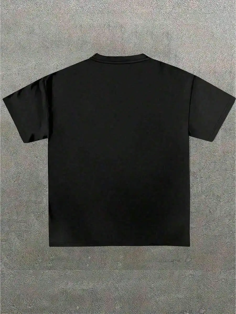 Men's Funny Grill Lips Printed Graphic Tee, Pure Cotton 220gsm Casual Soft Unisex T-Shirt For Summer Outings