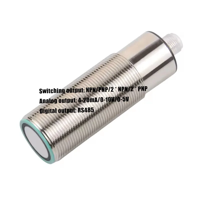 

BXUAN 2-meter Long Range Waterproof Ultrasonic Distance Sensor NPN/PNP M30 24V Switching Quantity