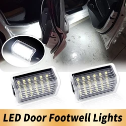 1/2PC LED Car Door Footwell Courtesy Light  For Mercedes Benz E W212 W213 W205 AMG GLE GLS W247 W176 GLA GLC X253 W246 X166 W166