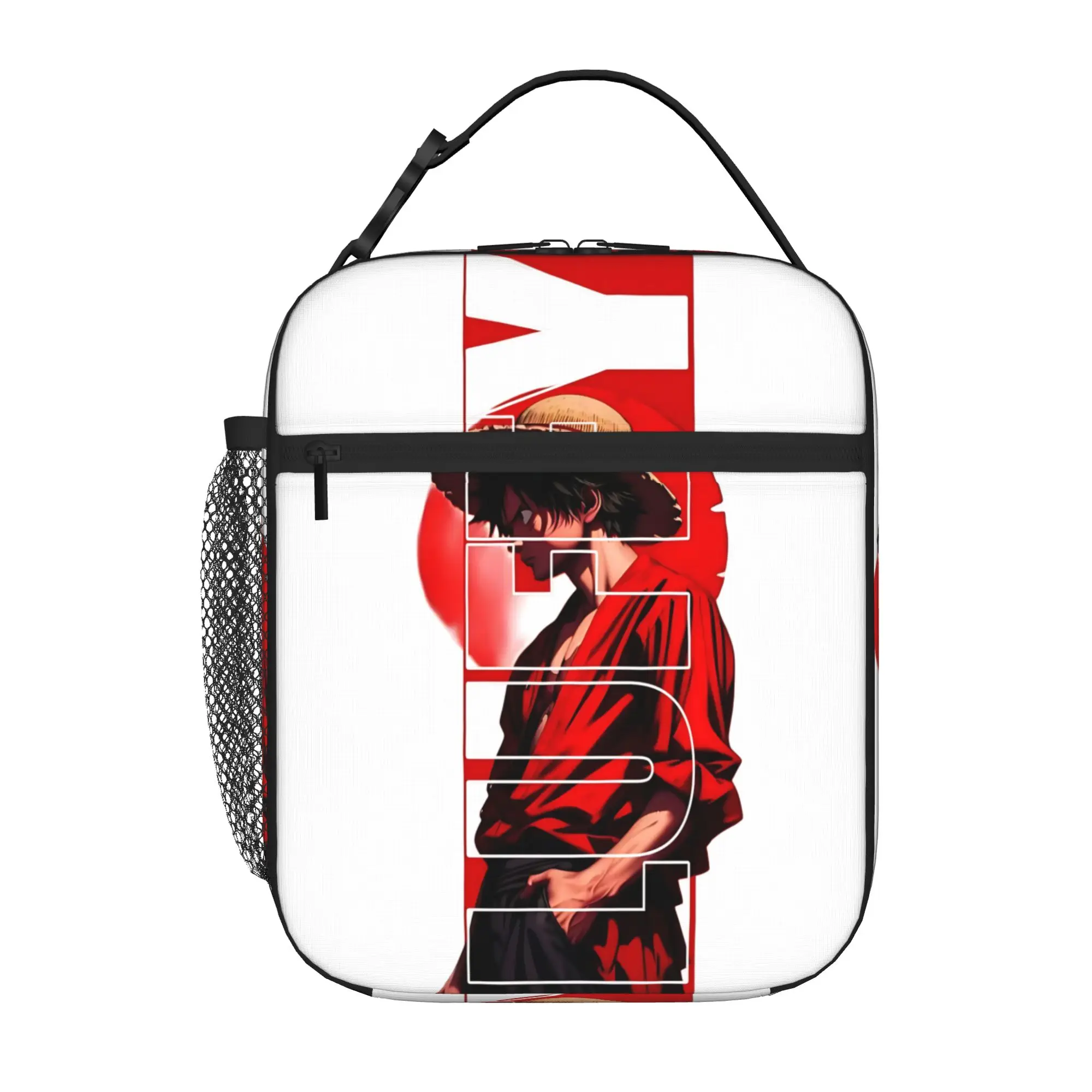 One Piece Anime Zoro Insulated Lunch Bag Ice Pack Rice Bag  bolsa Student Bento Lunch Handbag Insulation