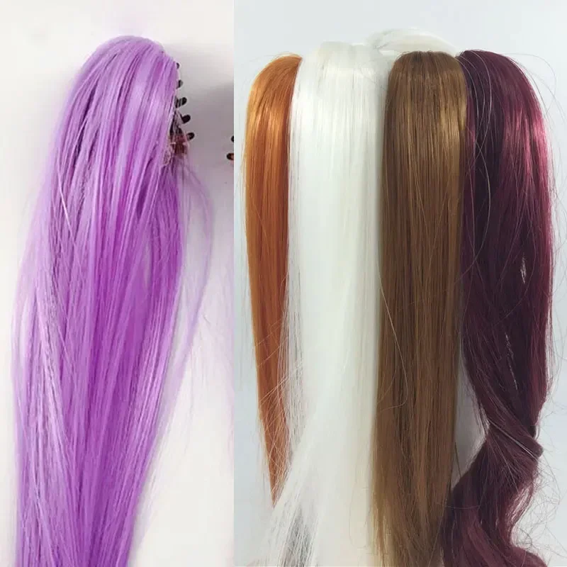 BJD SD doll wig doll hair ponytail tiger wig 20cm 30cm 40cm long ponytail single ponytail doll accessories