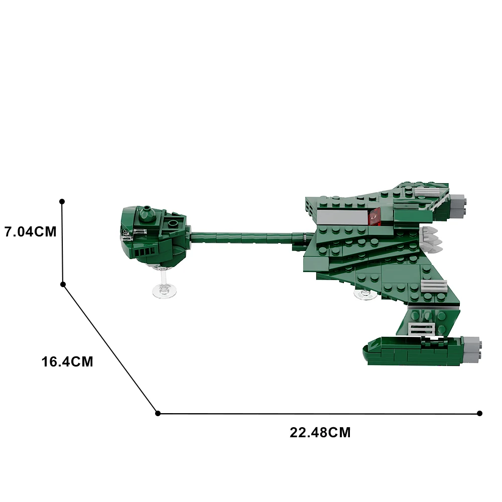 MOC KLINGON D7 Battle Cruiser décennie s de Construction Films, Space Trek Warship, Briques de Bricolage, Adulte, Enfant, Jouet Cadeau, Modèle d'Avion