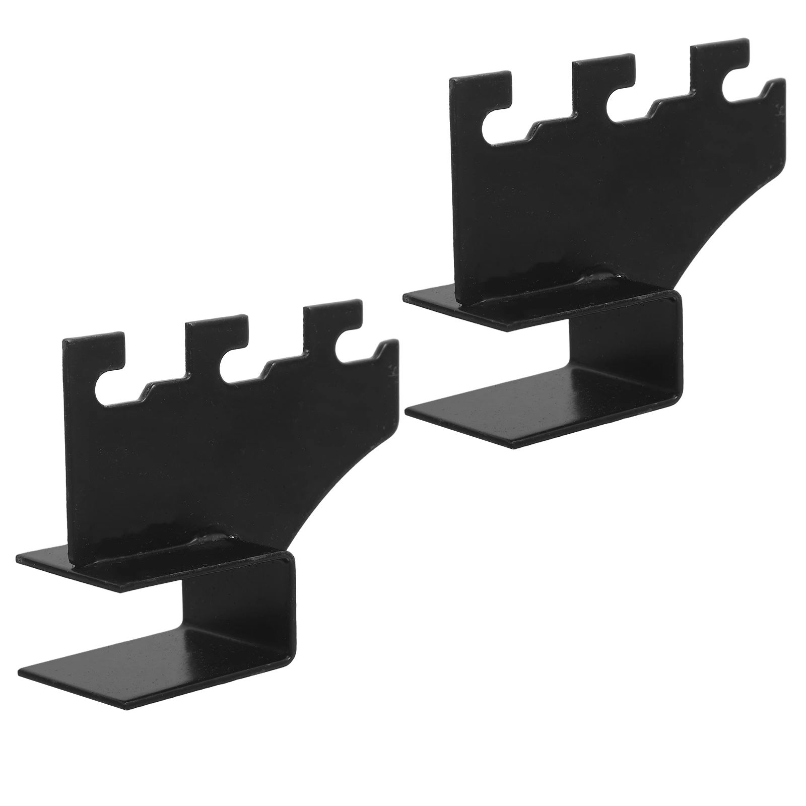 

2 шт. сверхмощные кронштейны, опорные зажимы для стоек для супермаркетов, книжных полок, витрина для магазина одежды, прочная нержавеющая сталь