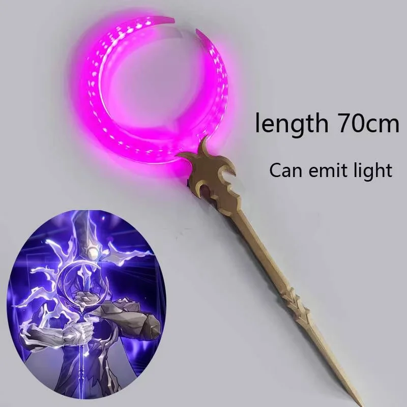 Flamme Reaver Cosplay Leuchtendes Schwert und Mondstock Waffe Spiel Honkai Star Rail Phainon Cosplay Prop Halloween Party Zubehör