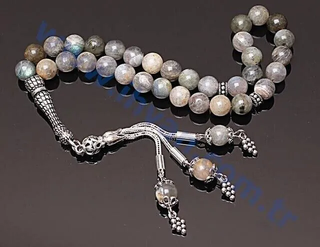 IQRAH Labradorite Stone Rosary (925 SETTING SILVER)