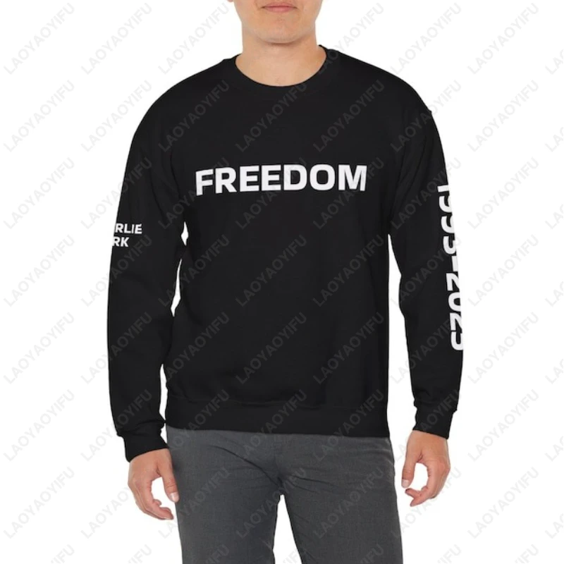 

Freedom Prove Me Wrong Charlie Kirk Sweatshirt Unisex Casual Motivational Gift Everyday Hoodie Men Women Inspirational Pullover