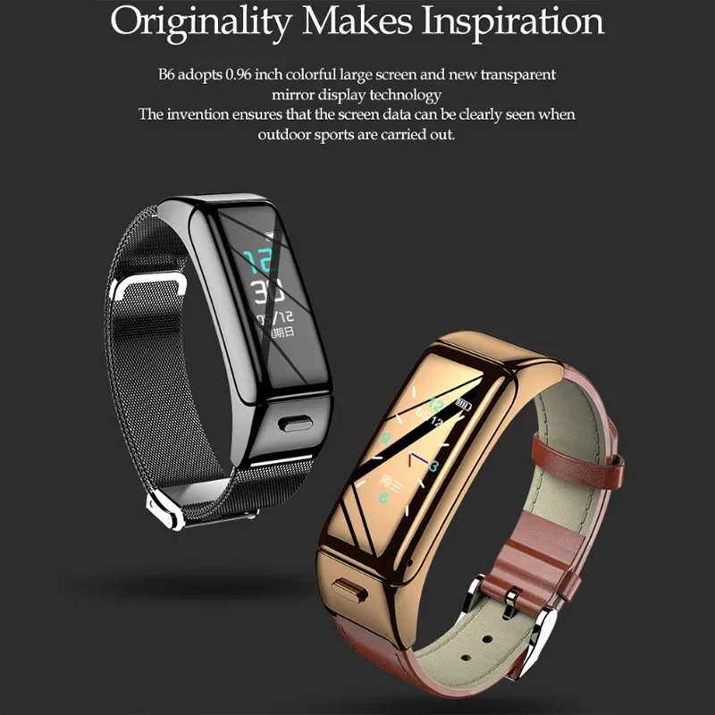 Smart Watch Men Bluetooth Headphone Heart Rate Blood Pressure Smartwatch Women Band for Android for IOS