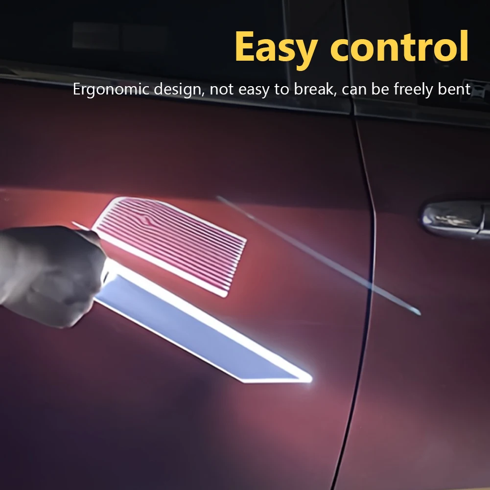 

LED Car Body Dent Detector Paintless Dent Repair Tool Paintless Dent Removal Checking Line Board Light for Car Depression Repair