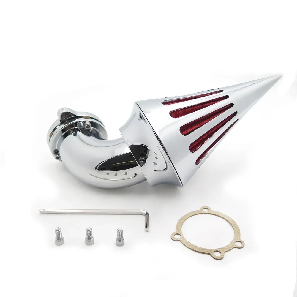 For Harley Davidson S&S Custom CV EVO XL Sportster CHROME Aftermarket Motor Parts Spike Air Cleaner Filter Kits