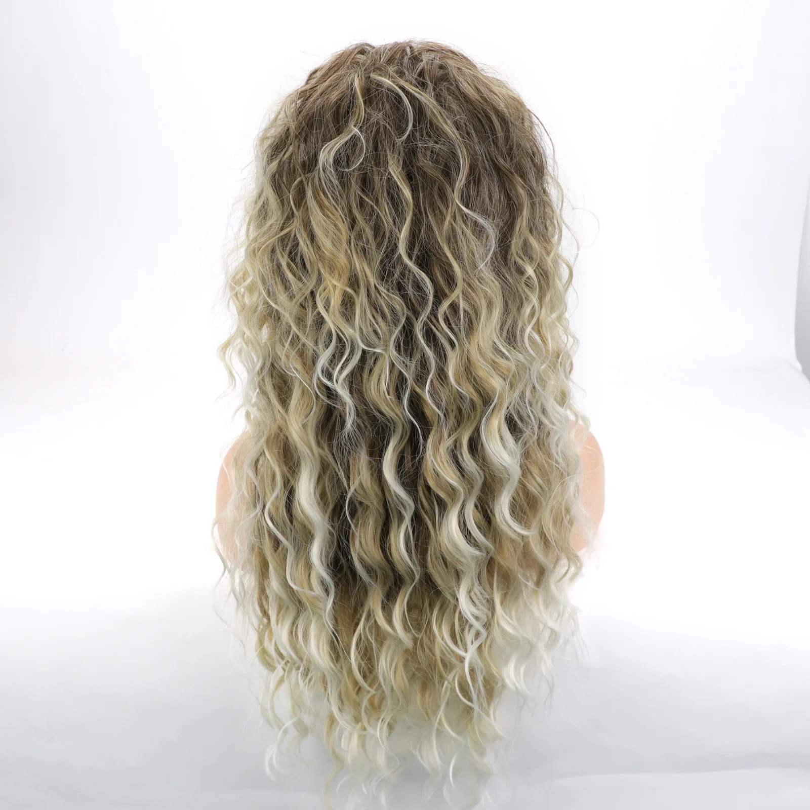 Casual trend curly hair, increase hair volume, medium to long wig, give gifts to girlfriends and best friends