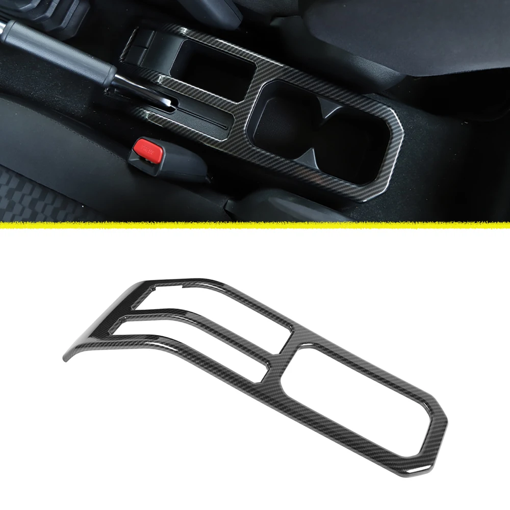 Handbrake Drink Cup Holder Panel Decoration Trim Sticker Decal Car Interior Accessory for Suzuki Jimny 2019 2020 2021 2022 2023